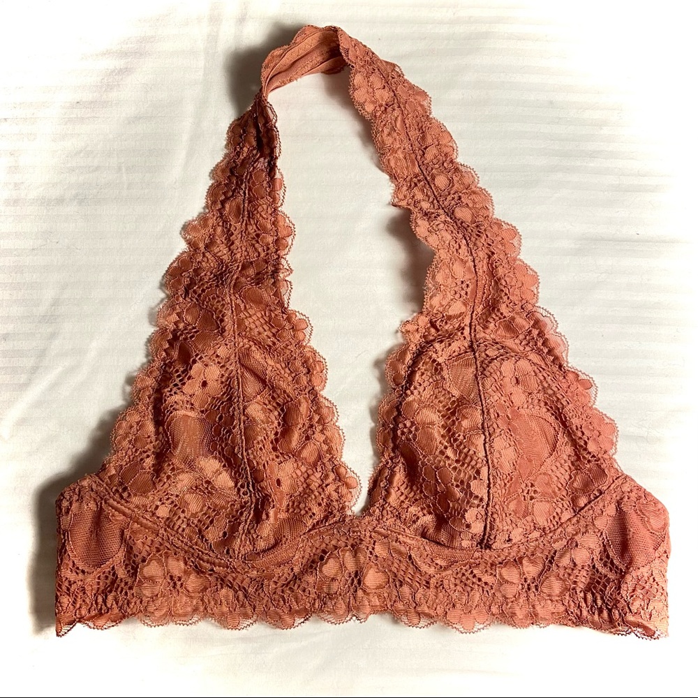 Free People Galloon Lace Halter Bralette